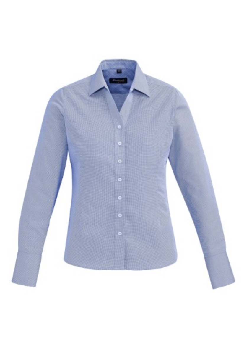 Picture of Biz Corporates Ladies Hudson Shirt Long Sleeve 100% Cotton